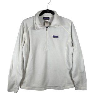 White Patagonia Quarter Zip